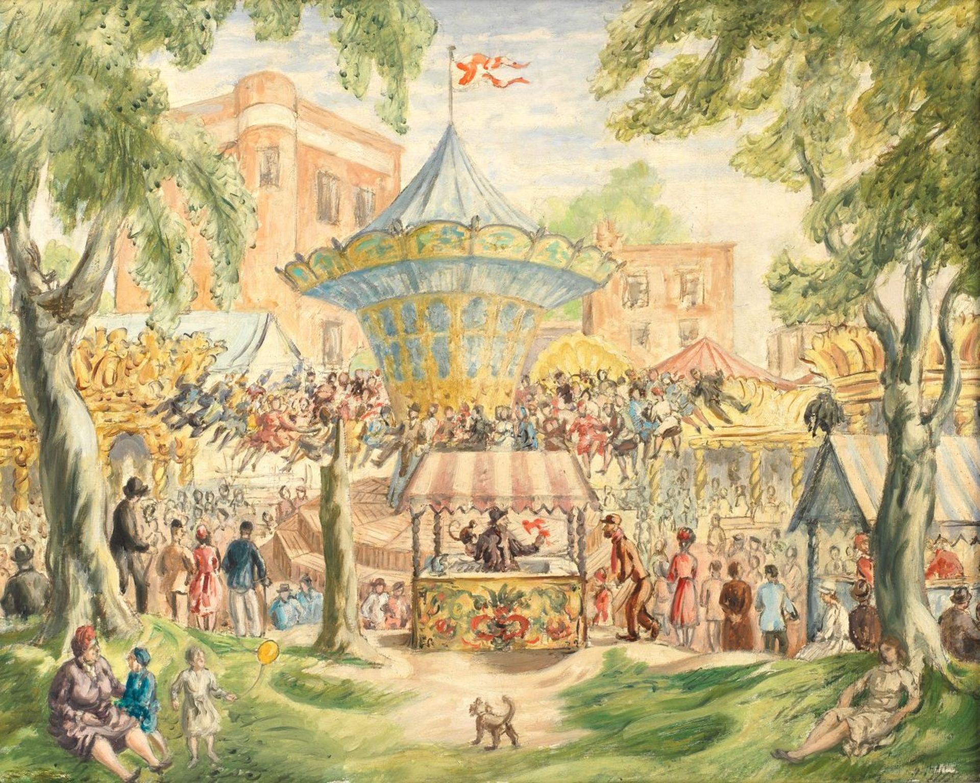 Edward Ardizzone C.B.E., R.A. (British, 1900-1979) Hampstead Fair