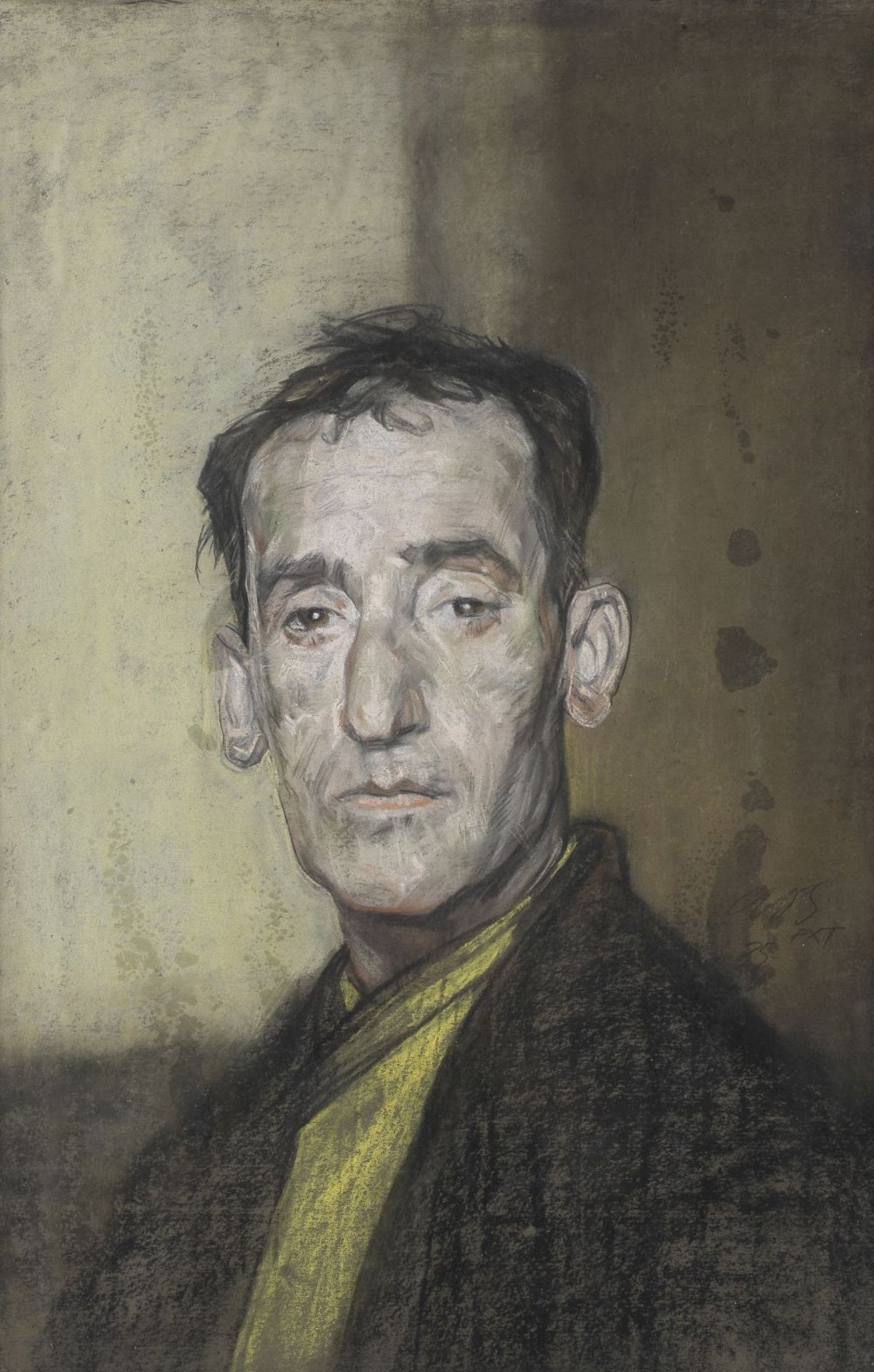 Austin Osman Spare (British, 1886-1956) Portrait of a Man
