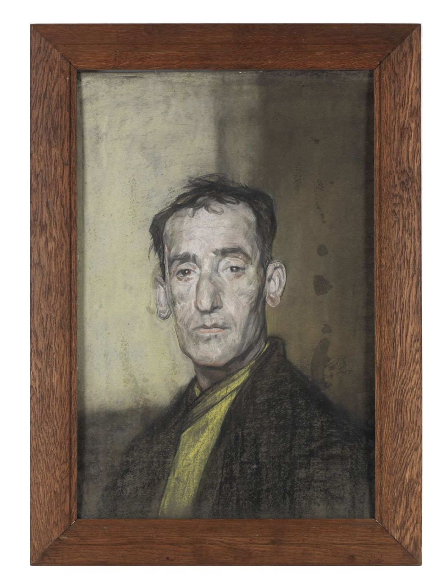 Austin Osman Spare (British, 1886-1956) Portrait of a Man - Image 2 of 2