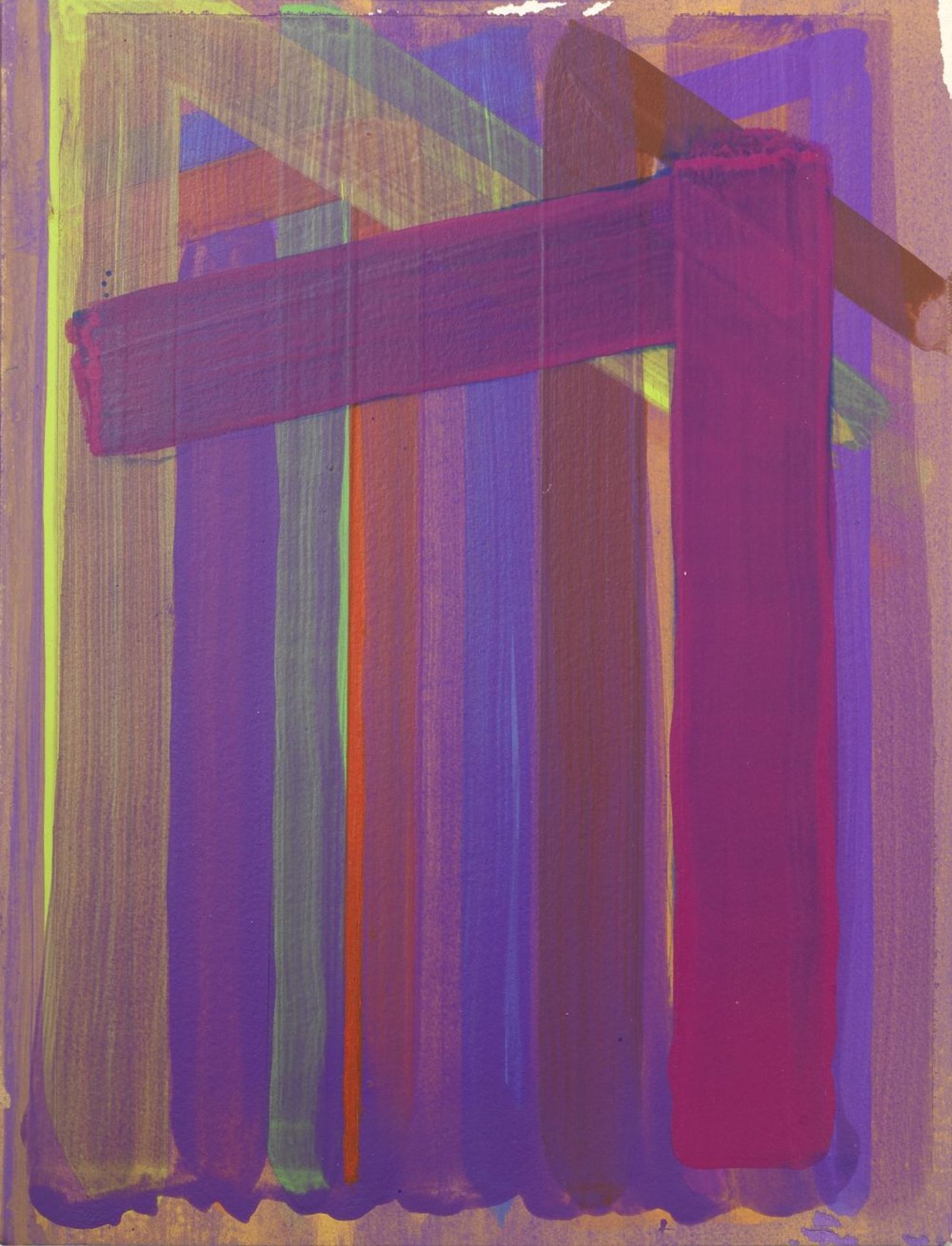 John Copnall (British, 1928-2007) Untitled (Striped Abstracts) the largest 34.5 x 27.5cm (13 9/16... - Bild 2 aus 4