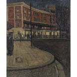 Robert Buhler, R.A. (British, 1916-1989) Crescent Opposite Pier Hotel - Albert Bridge (Painted in...