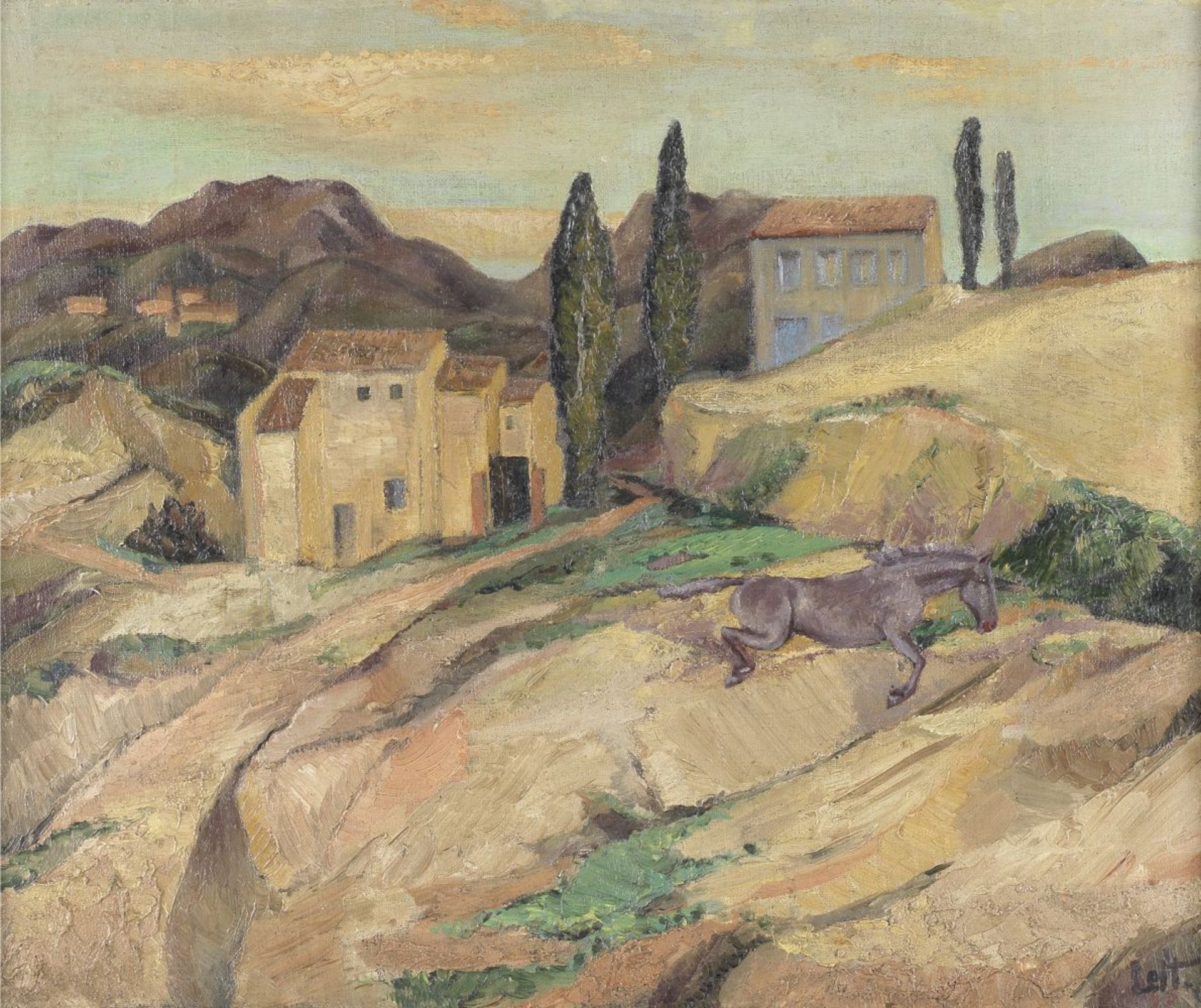 Arthur Lett-Haines (British, 1894-1978) Italian Landscape