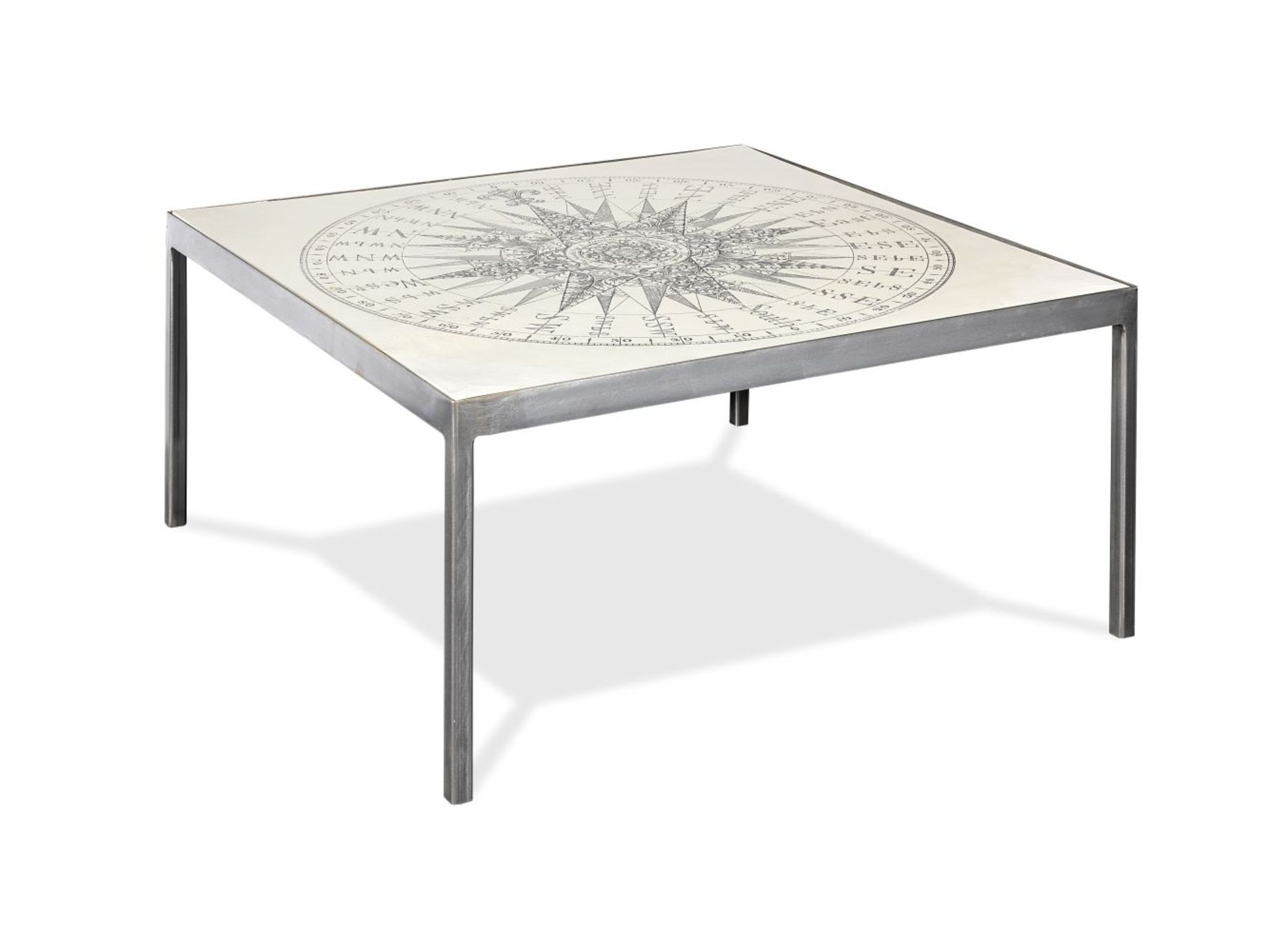 Danad Design (1958-1962) and Tom Adams (American, 1926-2019) Compass Table 92cm (36 1/4in) long, ...