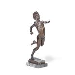 Giuseppe Renda (Italian, 1859-1939): A patinated bronze figure of a dancing boy