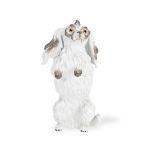 A 20th century Meissen porcelain model of a Bolognese hound