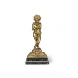 Alfred Louis Habert (French, fl. mid 19thc): A gilt bronze figure of Cupid (Provenance: Koller, Z...