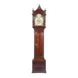 A George III mahogany longcase clock the dial signed Jasper Tayler, Holborn London