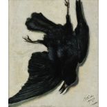 J.H. Coster, 19th century Still life of a raven