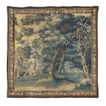 A mythological tapestry fragment probably Aubusson, late 17th century