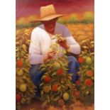Gary Ernest Smith (American, born 1942) Picking tomatoes