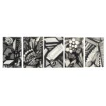Madge Gill (British, 1882-1961) A Group of Twenty-Seven Drawings the largest and smaller (Execut...