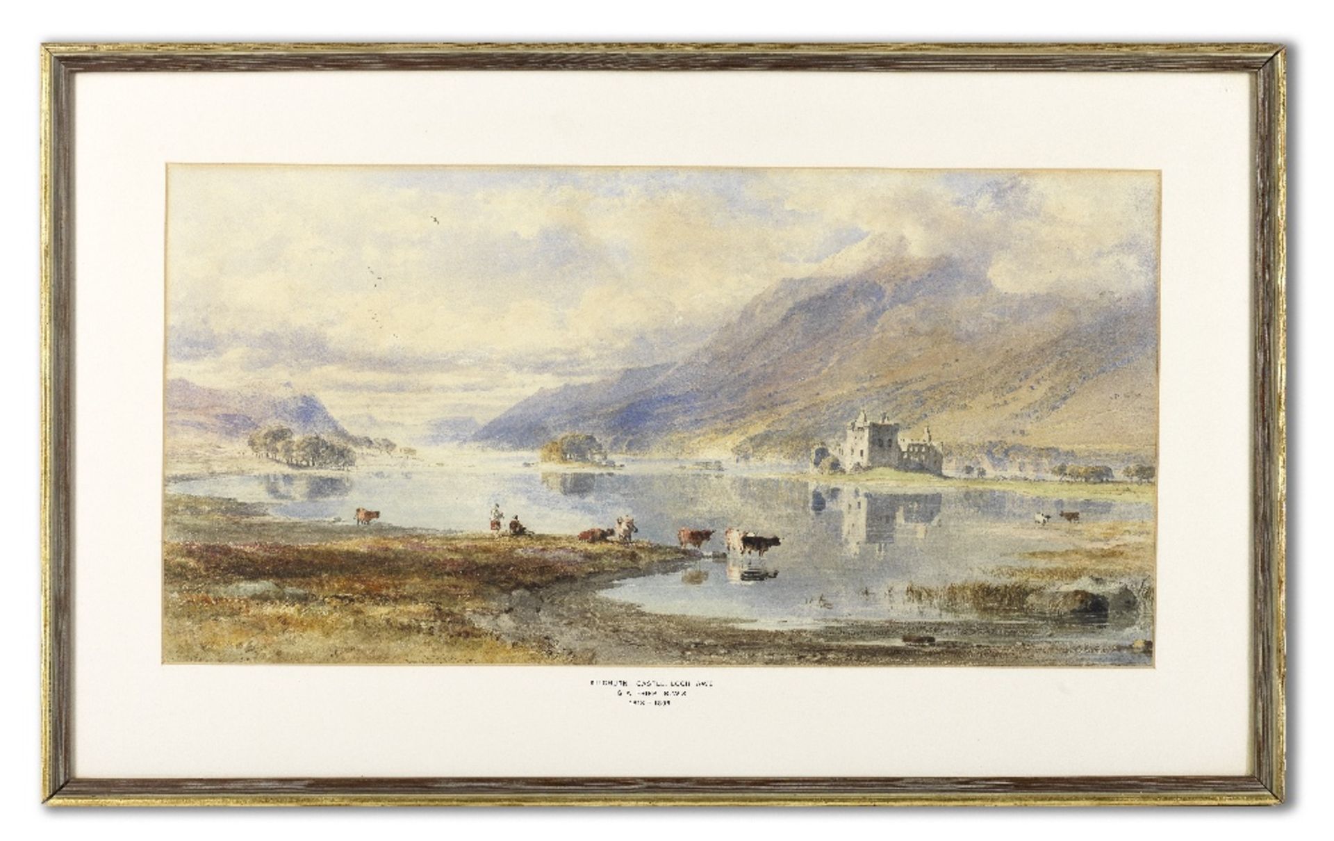 George Arthur Fripp, RWS (British, 1813-1896) Kilchurn Castle, Loch Awe - Bild 2 aus 2