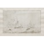 Cornelis Thim, called Colonel Thim (Rotterdam 1755-1813 Utrecht) Dutch shipping scenes unframed (...