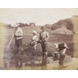 SHIKAR AND HUNTING A collection of 12 views of Shikar groups, snipe shooting, camps (with elephan...
