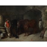 John Frederick Herring, Snr. (British, 1795-1865) At the forge