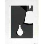 Patrick Caulfield R.A. (British, 1936-2005) Lamp and Lung Ch'uan Ware, from 'White Ware' Screenpr...