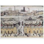 Laurence Stephen Lowry (British, 1887-1976), Britain at Play offset lithograph printed in colours...