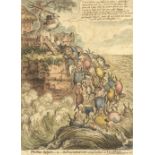 James Gillray (British, 1756-1815) The Pigs Possessed:&#8211;or&#8211;the Broad Bottom'd Litter R...