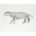 Dame Elisabeth Frink R.A. (British, 1930-1993) Badger, from 'Eight Animal Series' Lithograph prin...