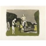 Keith Vaughan (British, 1912-1977) Finistere Lithograph printed in colours, 1952, on BFK Rives, s...