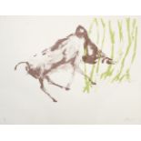 Dame Elisabeth Frink R.A. (British, 1930-1993) Small Boar Lithograph printed in colours, 1971, on...