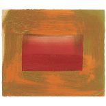 Sir Howard Hodgkin (British, 1932-2017) Red Print Etching with carborundum printed in orange and ...