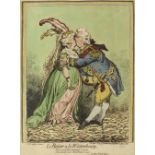 James Gillray (British, 1756-1815) 'Le Baiser &#224; la Wirtembourg'; 'Introuduction of the Citiz...
