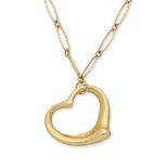 ELSA PERETTI FOR TIFFANY: 'OPEN HEART' PENDANT NECKLACE