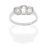 DIAMOND THREE-STONE RING