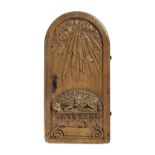 A carved walnut art relief Late 17th / early 18th century