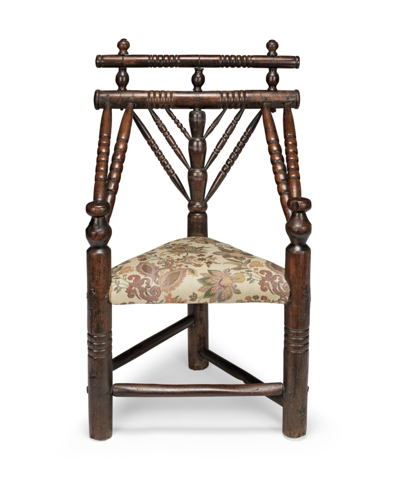 An ash Turner's chair Late 17th century and later