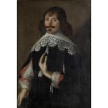 Circle of Gilbert Jackson (active England 1621-1642) A three-quarter portrait of a gentleman