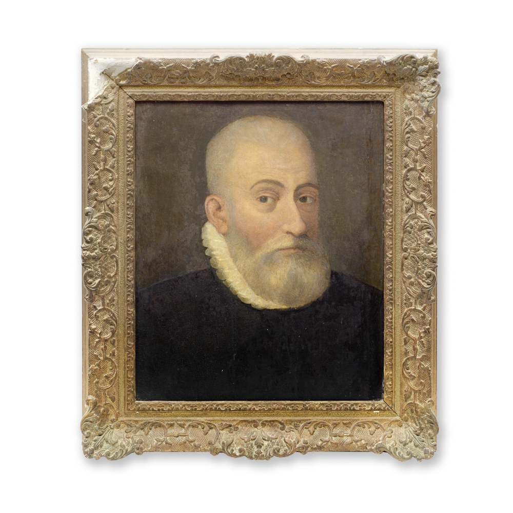 English School Portrait of a Gentleman with beard and ruff