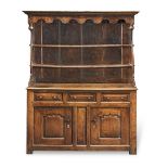 A mid or third quarter 18th century oak dresser Almost certainly of Northern Welsh origin
