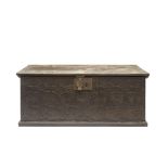 An 18th century oak box