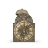 A Continental weight-driven wall clock with alarm The dial and movement associated, the dial sign...