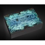 Coffret en intarsia de shattuckite par Konstantin Libman Large Shattuckite Intarsia Box by Konst...