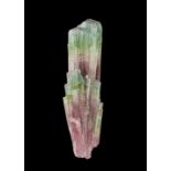 Cristal de tourmaline multicolore Multi-color Tourmaline Crystal