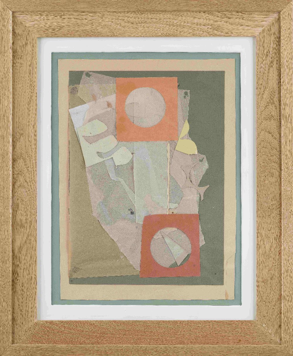 Eileen Agar (British, 1899-1991) Squares 41.6 x 30.3 cm. (16 3/8 x 11 7/8 in.) - Image 2 of 3