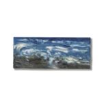 Maggi Hambling (British, born 1945) Portraits of the Sea (Miniature No. 46) 9.8 x 23.7 cm. (3 7/8...