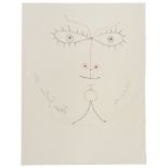 JEAN COCTEAU (1889-1963) La Joconde aux cils