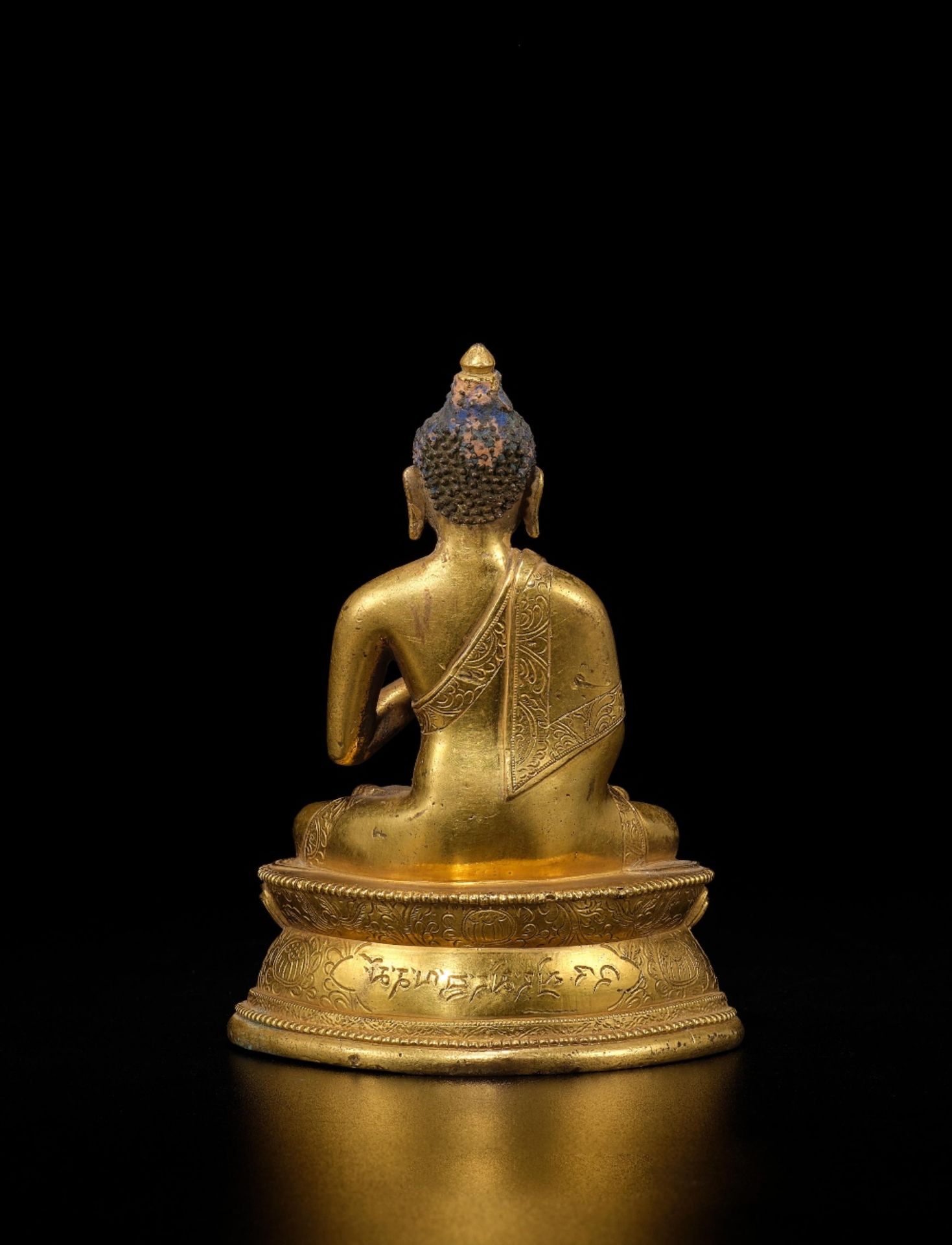 STATUETTE DE VAIROCANA EN ALLIAGE DE CUIVRE DOR&#201; MONGOLIE, XIXE SI&#200;CLE - Image 2 of 3