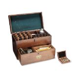 A LARGE MAHOGANY APOTHECARY CHEST, ENGLISH, MID 19TH CENTURY,