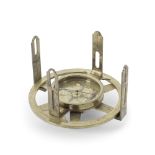 A JOHN BENNETT BRASS CIRCUMFERENTOR IN CASE, ENGLISH, CIRCA 1750,