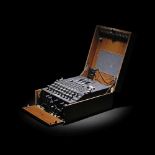 A RARE HEIMSOETH UND RINKE 3-ROTOR ENIGMA CIPHER MACHINE, BERLIN, 1942,