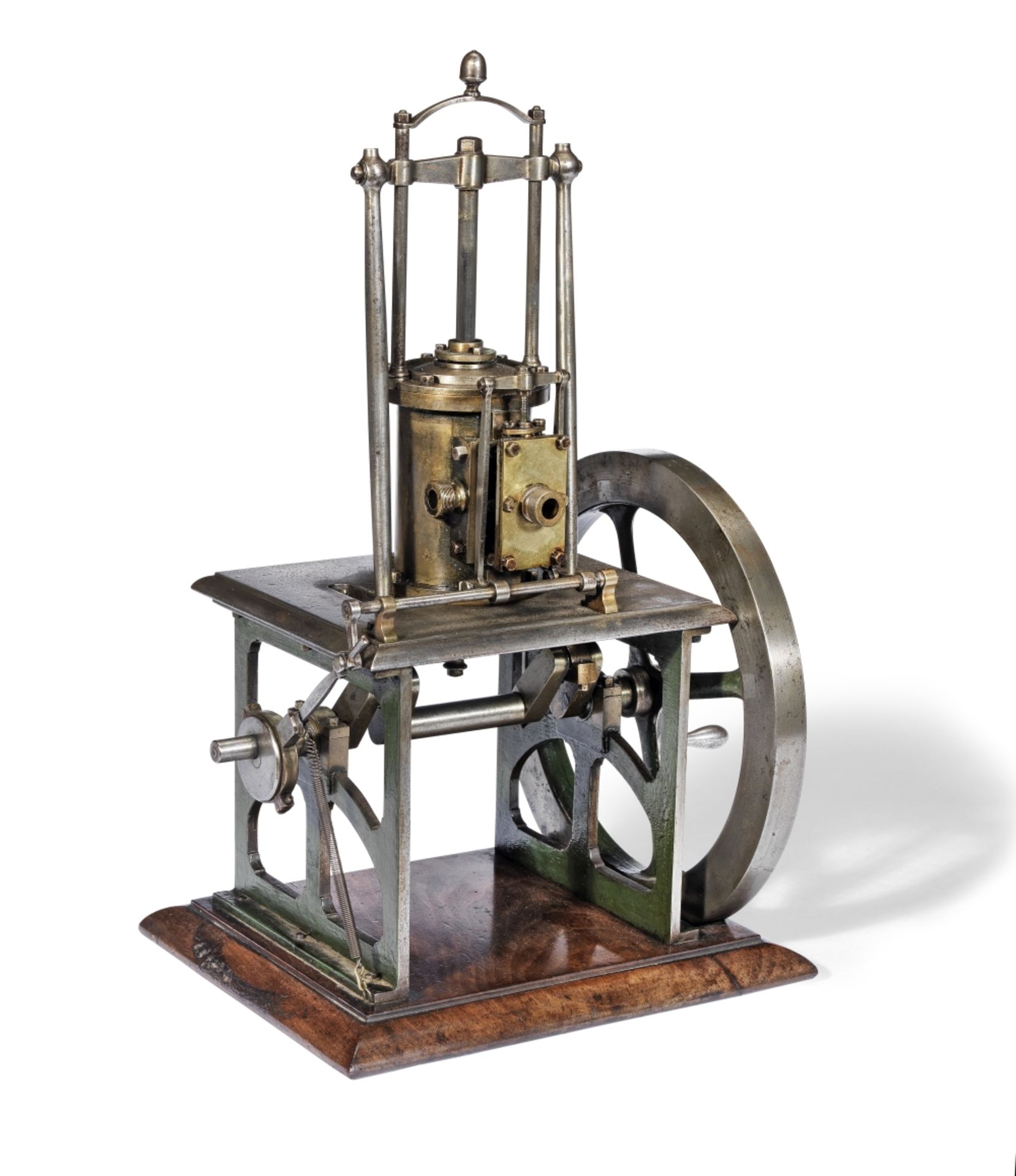 A SINGLE CYLINDER MODEL TABLE ENGINE, ENGLISH, 19TH CENTURY,