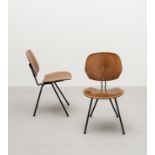 Osvaldo Borsani Pair of folding chairs, model no. S88, circa 1957