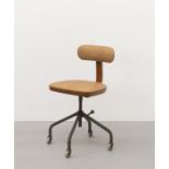 Fritz Hansen Rare adjustable swivel chair, model no. 2275, circa 1946