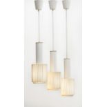 Alvar Aalto Set of three early 'hand grenade' ceiling lights, model no. A111, circa 1962