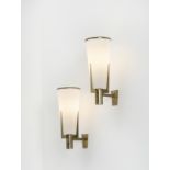 Stilnovo Pair of wall lights, model no. 2021/1, 1960s